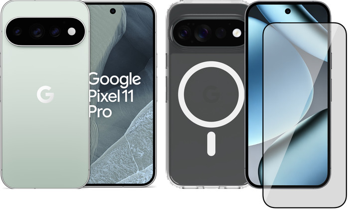 Google Pixel 11 Pro 256GB Lichtgroen 5G + Accessoirepakket Main Image