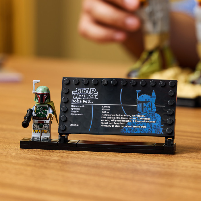 LEGO Star Wars Boba Fett 75455 product in gebruik