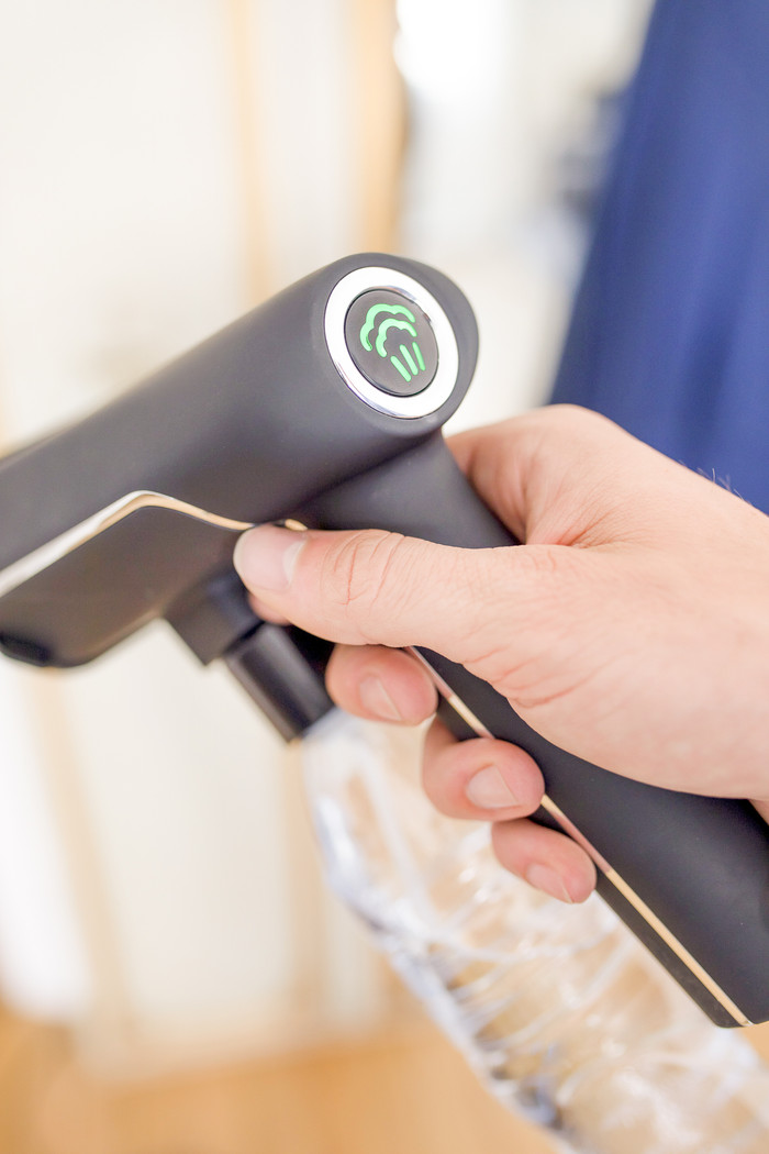 SteamOne S-Nomad Plus product in gebruik
