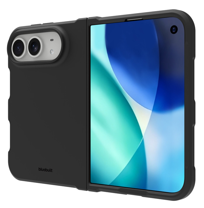 BlueBuilt Protective Back Cover met MagSafe iPhone Duo Zwart rechterkant