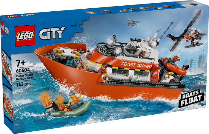 LEGO City Kustwacht Reddingsboot en Helikopter 60504 verpakking