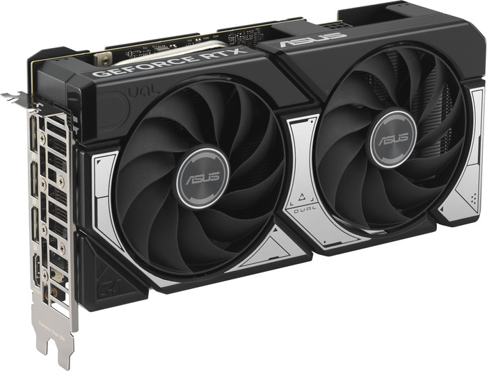 ASUS DUAL GeForce RTX 5060 Ti OC 16GB linkerkant