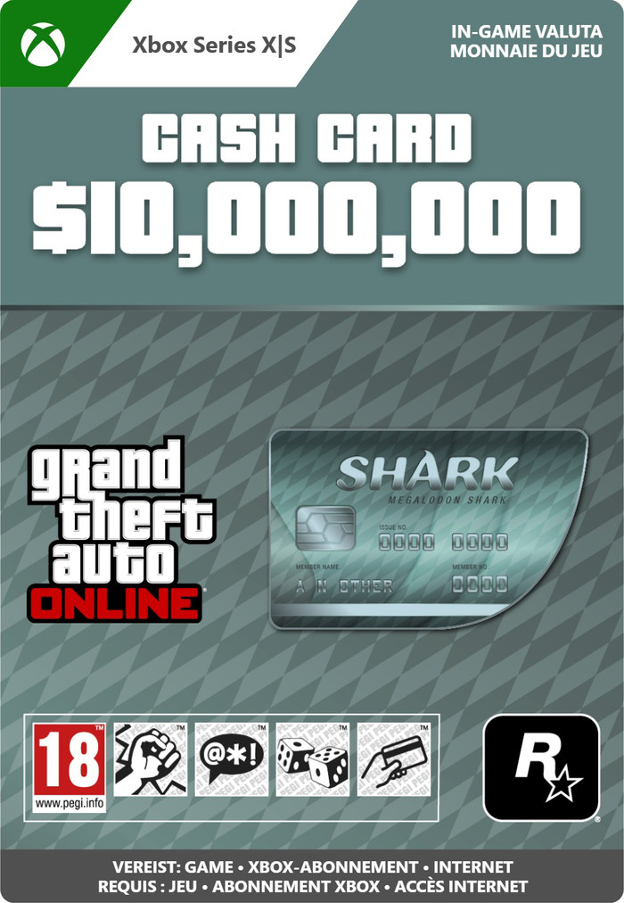 GTA Online: Megalodon Shark Cash Card Xbox Series X|S - Digitaal Main Image