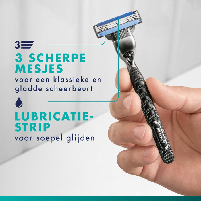 Gillette Mach3 + 12 Replacement Blades visual supplier