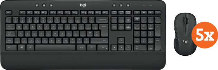 Logitech MK545 Draadloze Toetsenbord en Muis QWERTY 5-Pack Main Image