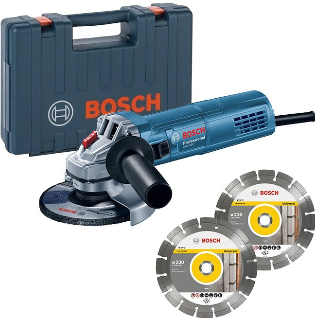 Bosch Professional GWS 880 + 2x diamantschijf Main Image