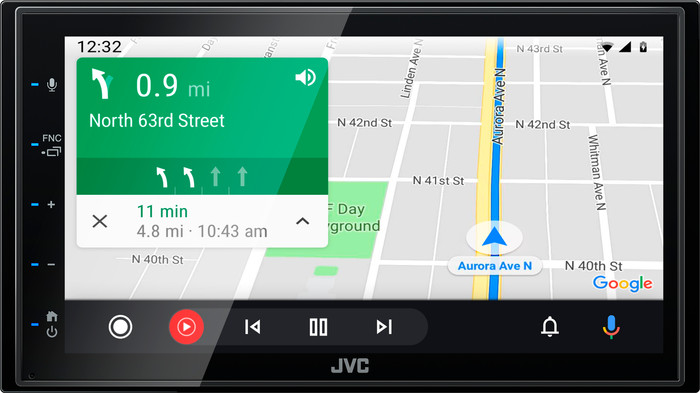 JVC KW-M560BT product in use