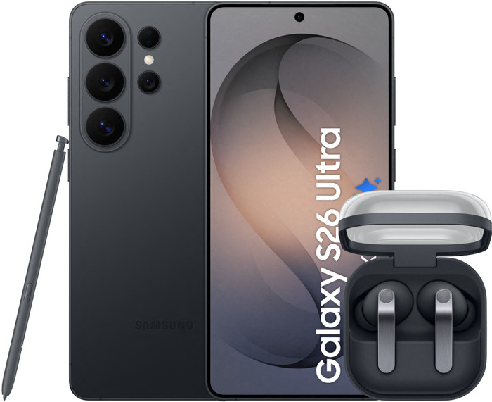 Samsung Galaxy S26 Ultra 512GB Black 5G + Samsung Galaxy Buds4 Pro Black Main Image