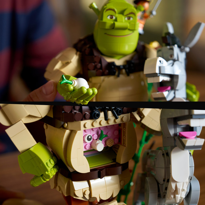 LEGO Shrek, Ezel en de Gelaarsde Kat 72423 product in gebruik