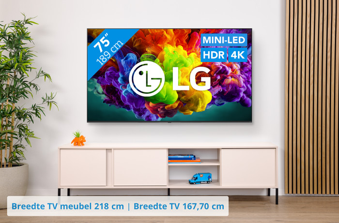 LG Mini-led 75" QNED93 (2026) visual Coolblue 1