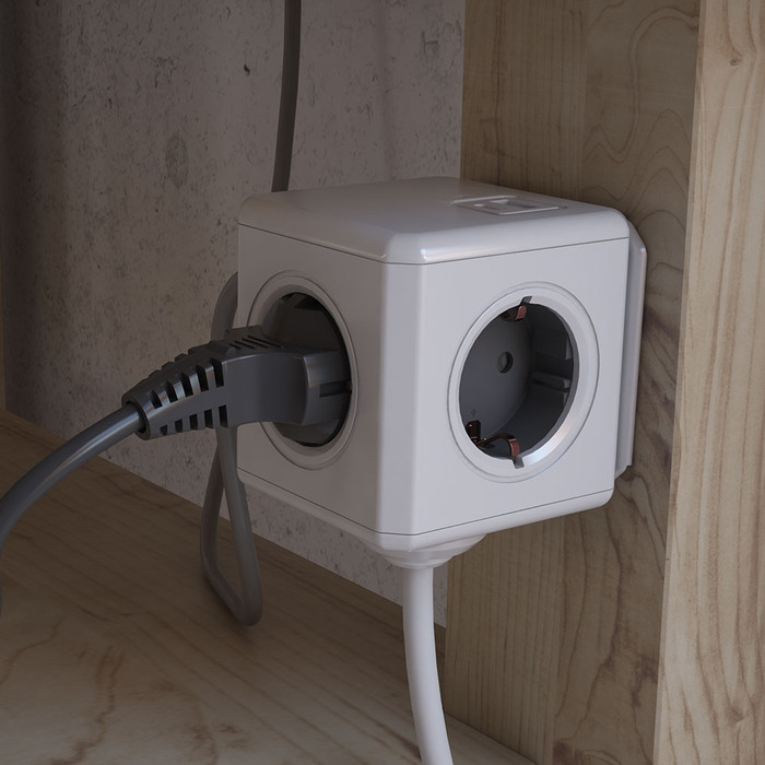 Allocacoc PowerCube Stekkerdoos met usb-A en usb-C Poorten visual leverancier