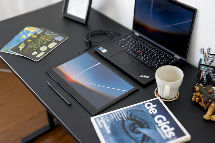 Wacom Movink 13 product in gebruik