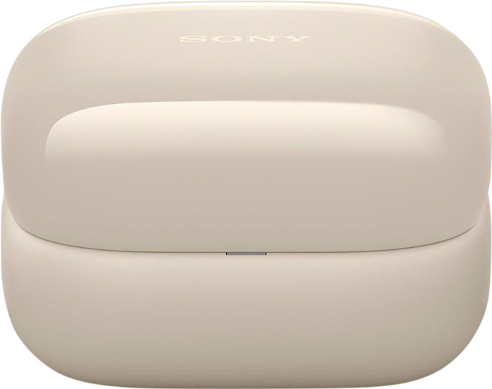 Sony LinkBuds Clip Beige front