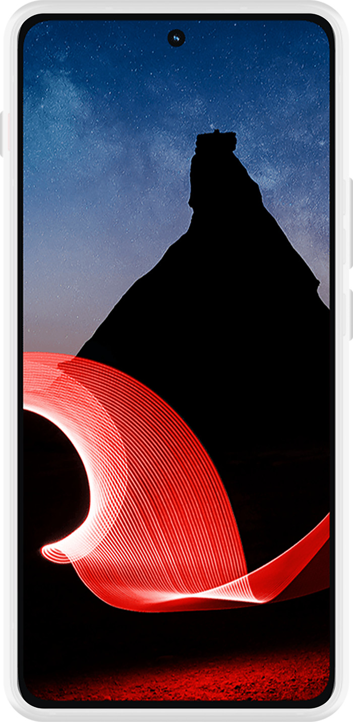 Just in Case Soft Design Motorola ThinkPhone Back Cover Transparant voorkant