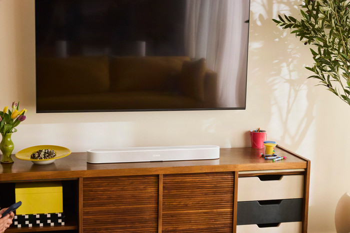 Sonos Beam Ultra Wit product in gebruik