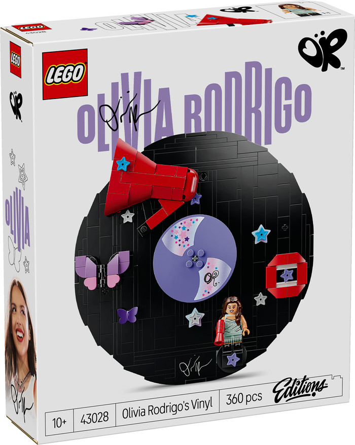 LEGO Editions Olivia Rodrigo's Vinylplaat 43028 verpakking