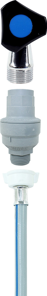 Scanpart Waterstop Mechanisch product in gebruik