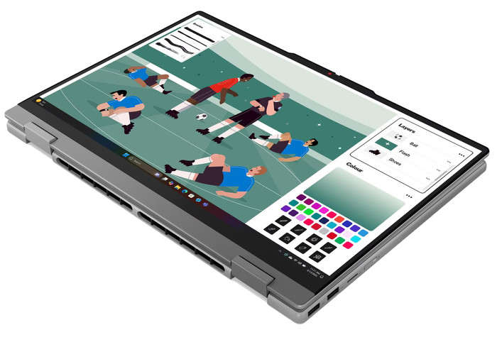 Lenovo IdeaPad 5 2-in-1 OLED Copilot+ PC15IPH11 83UL0047MH bovenkant