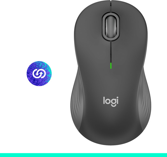 Logitech Signature M550 L Wireless Mouse Black front