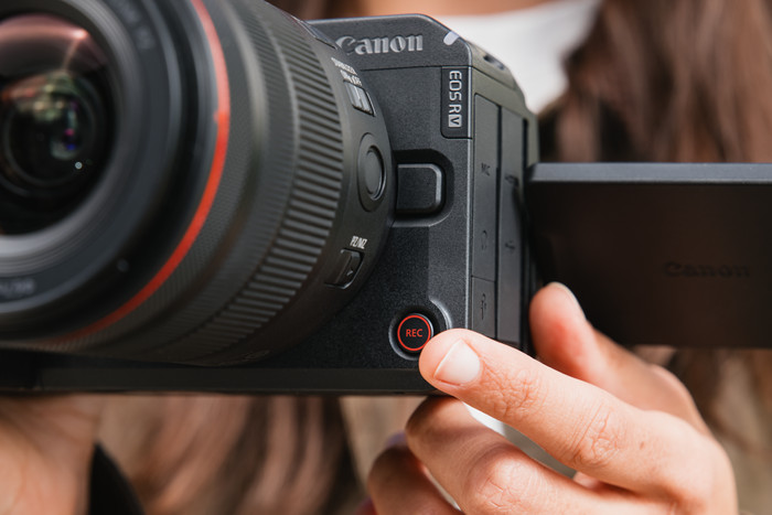 Canon EOS R6 V product in use