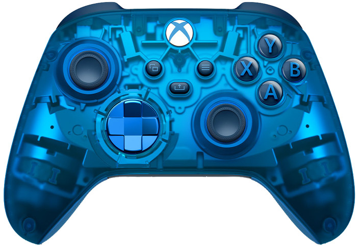 Microsoft Xbox Series X en S Wireless Controller Sky Cipher voorkant