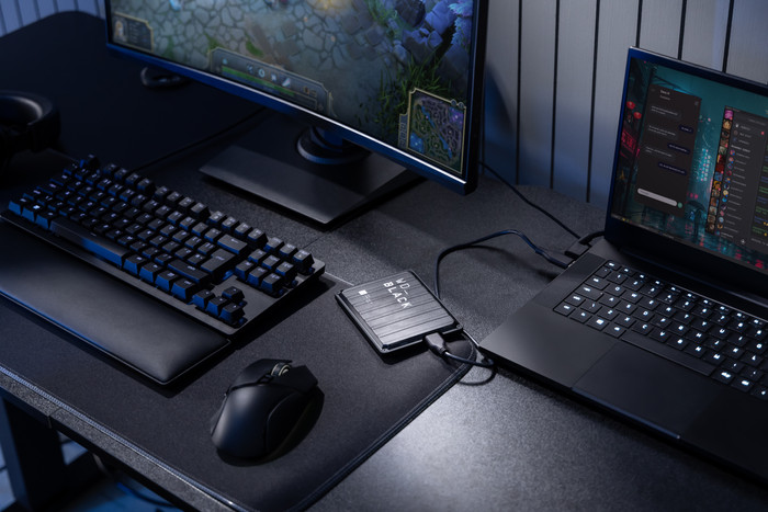 WD Black P10 Game Drive 5TB product in gebruik