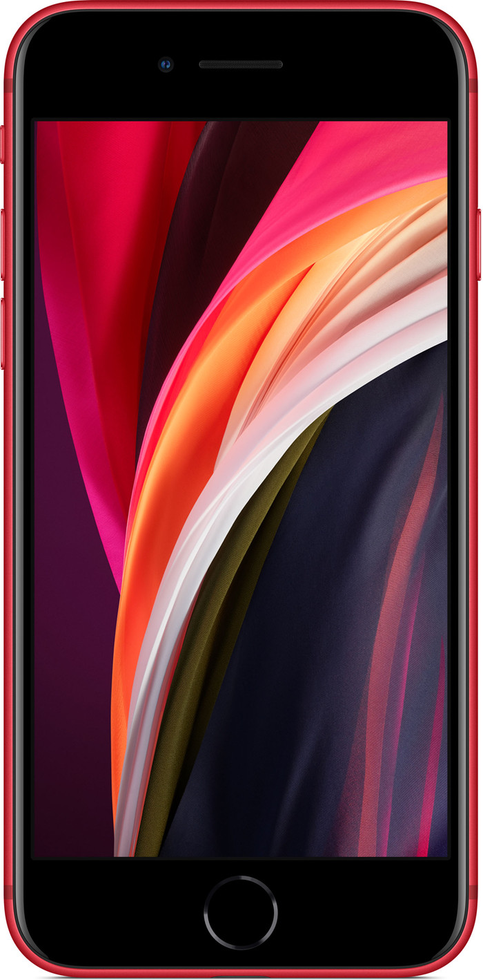 Refurbished iPhone SE 2020 64GB Rood (Zichbaar gebruikt) voorkant