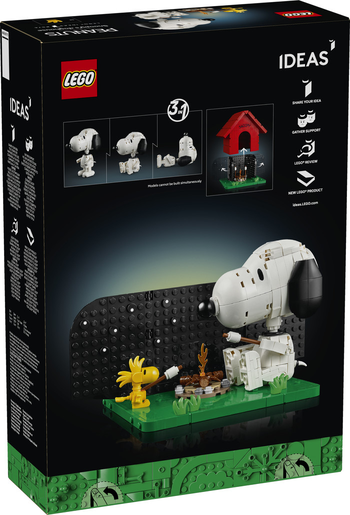 LEGO Ideas Peanuts: Snoopy's Hondenhok 21368 verpakking