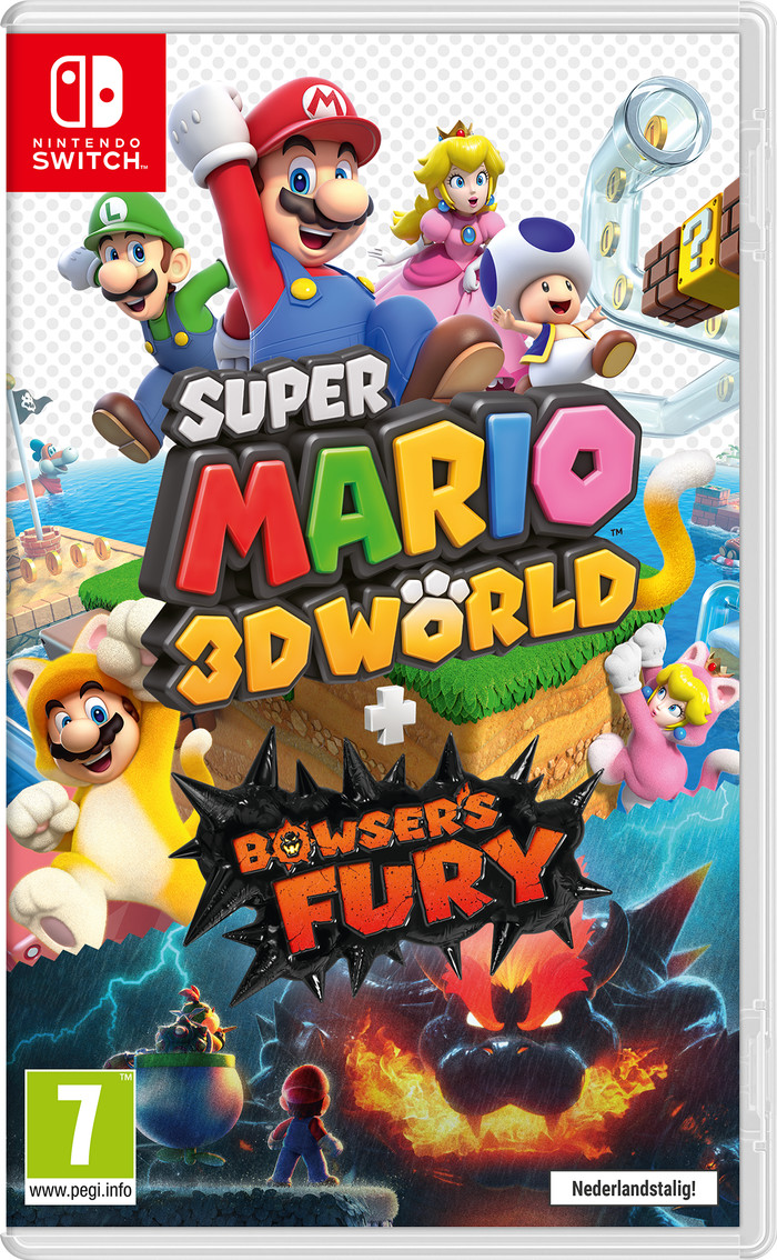韓国 ファッション通販 Super Switch Nintendo Fury Bowser's + World 3D Mario Nintendo Switch
