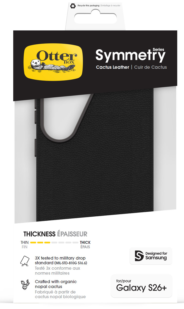 Otterbox Symmetry Samsung Galaxy S26 Plus Back Cover Zwart verpakking