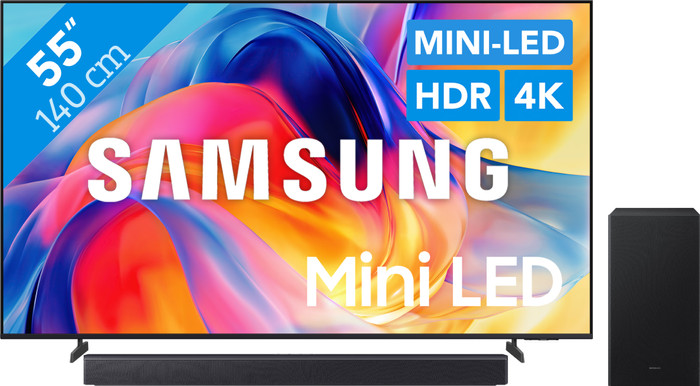 Samsung Mini-led 55" M73H (2026) + Samsung HW-B450F (2025) Main Image