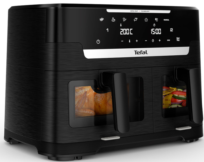 Tefal Ever Fry Dual XXL EY9488 rechterkant