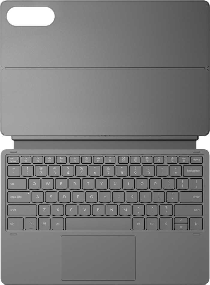 Lenovo Idea Tab Pro Gen 2 Toetsenbord Hoes QWERTY Grijs bovenkant