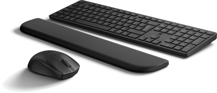 HP 580C Multi-Device Dual-Mode Toetsenbord en Muis met polssteun QWERTY voorkant