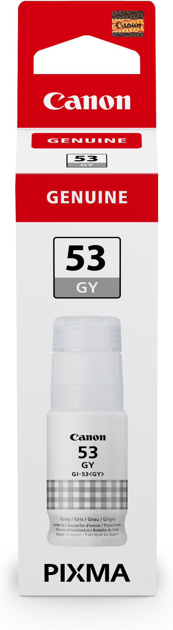 Canon GI-53 Inktflesje Grijs verpakking