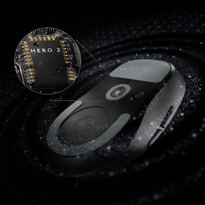 Logitech G PRO X Superlight 2 DEX SE Lightspeed Zwart detail