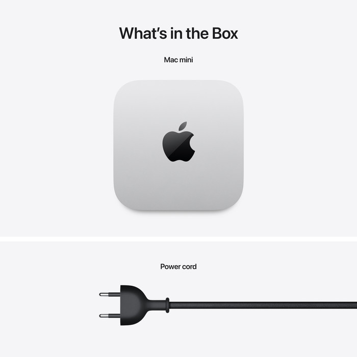 Apple Mac mini (2024) M4 (10 core CPU/10 core GPU) 24GB/512GB verpakking