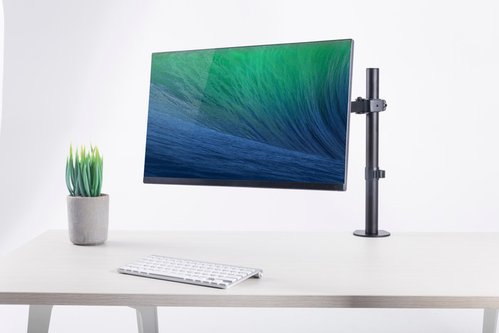 Neomounts FPMA-D550BLACK Monitor Arm Black product in use