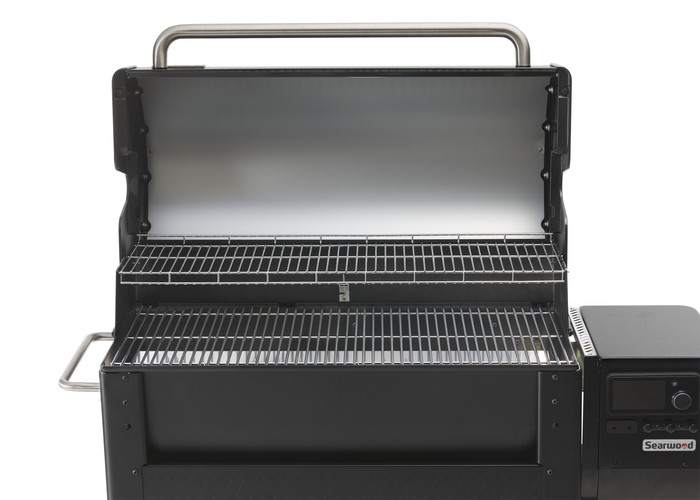 Weber Searwood XL binnenkant