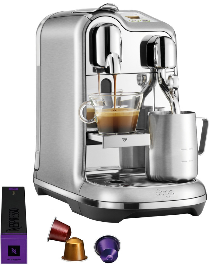 Sage Nespresso Creatista Pro SNE900BSS Stainless Steel (BE) voorkant