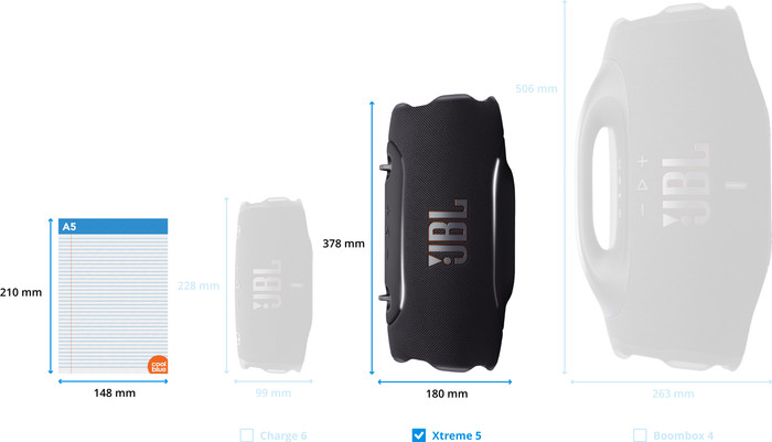 JBL Xtreme 5 Blauw visual Coolblue 1