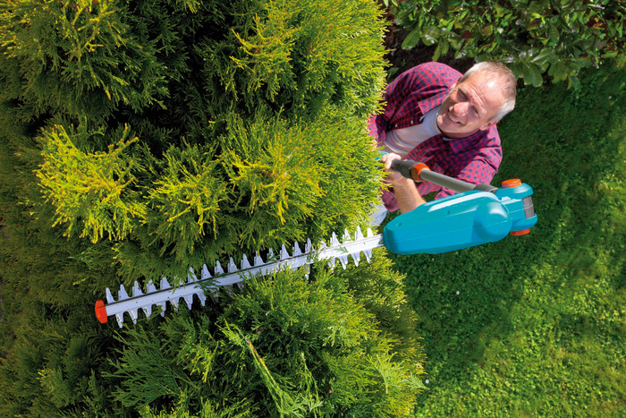 Gardena THS 42/18V P4A solo (zonder accu) product in gebruik