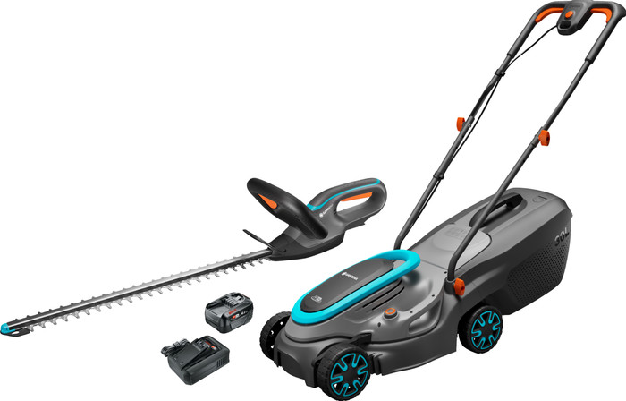 Gardena PowerMax 32/18V P4A Solo + Gardena EasyCut 45/18V + Bosch Starterset 18V 4,0 Ah Main Image