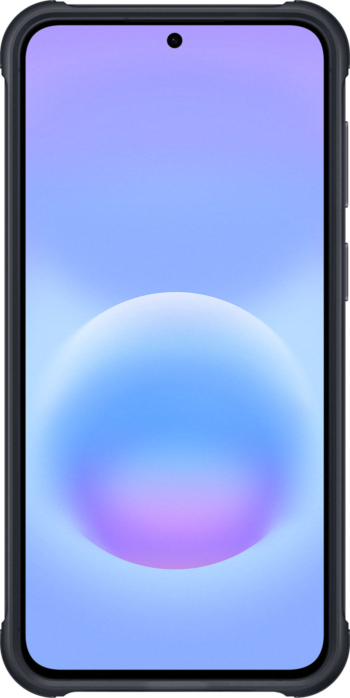 Samsung Galaxy A57 Rugged Back Cover Zwart voorkant