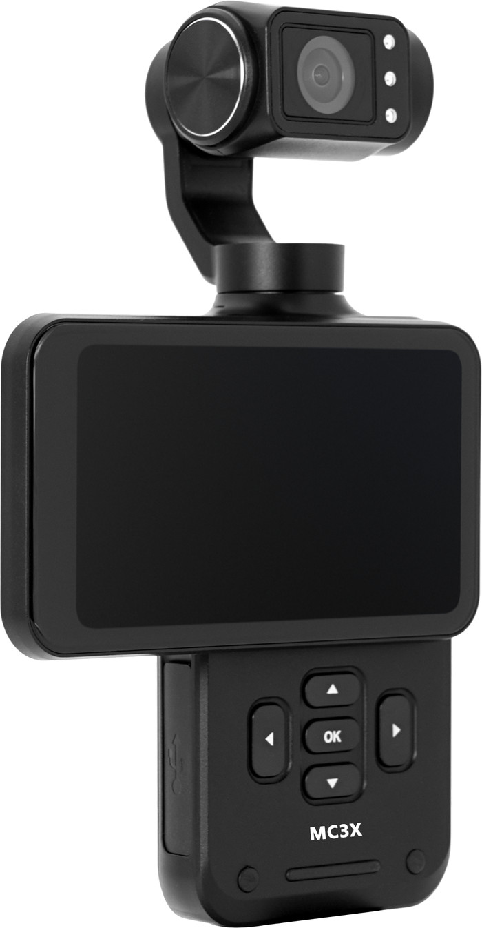 AgfaPhoto Realimove MC3X mini gimbal camera linkerkant