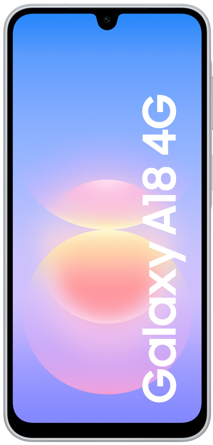 Samsung Galaxy A18 128GB Zilver 4G voorkant