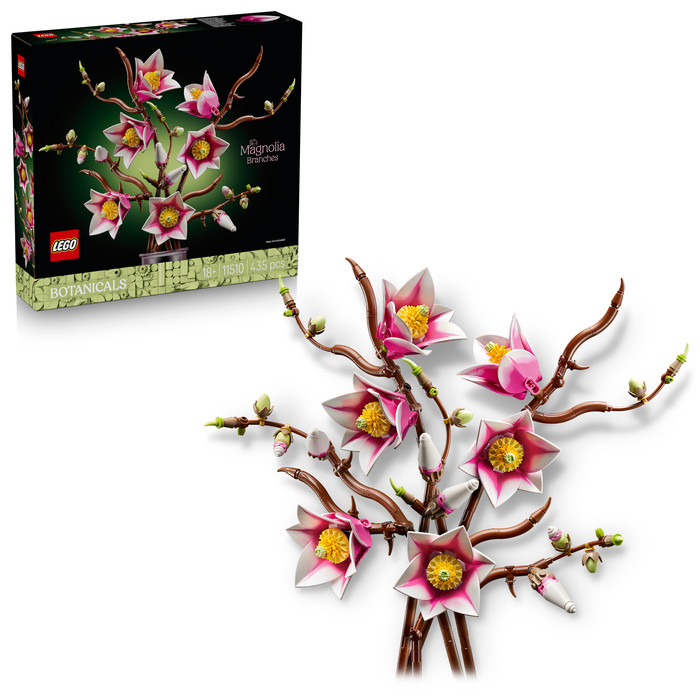 LEGO Botanicals Magnoliatakken 11510 rechterkant
