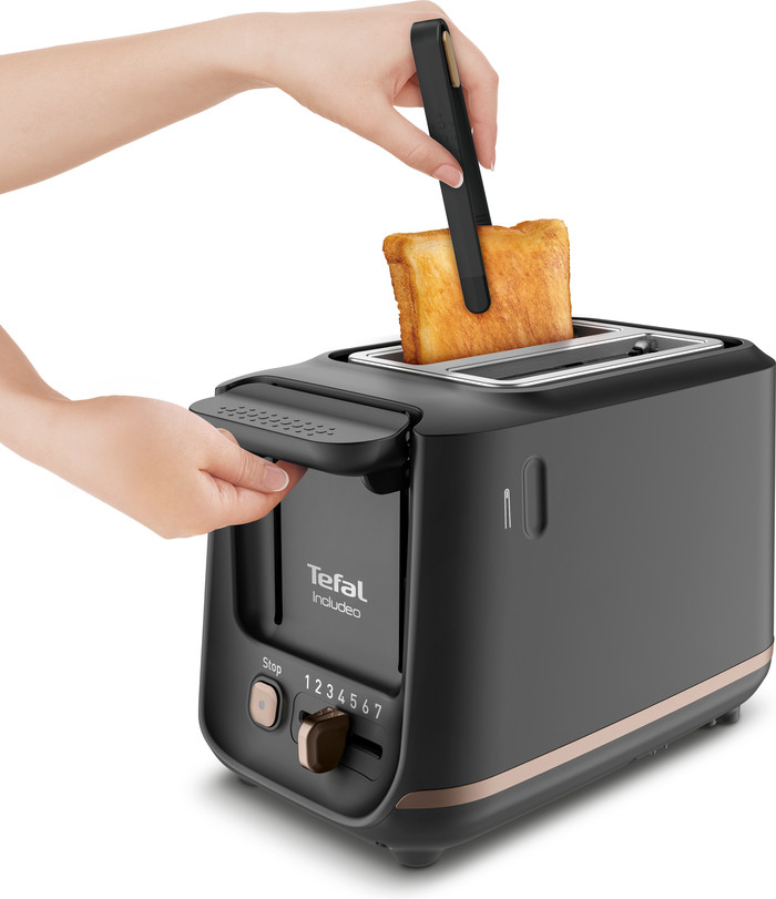 Tefal Incluedo toaster TT5338 product in gebruik