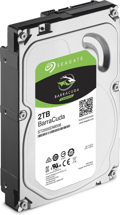 Seagate Barracuda ST2000DM008 2TB linkerkant