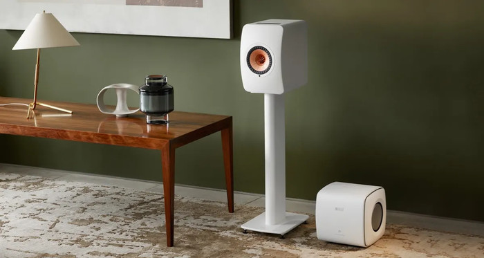 KEF KC62 White product in use